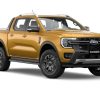 Ford Ranger thế hệ mới Wildtrak 2.0L màu vàng